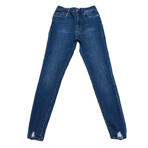 refuge Denim - Refuge Denim Miami Skinny Jeans Women's 5 Distressed Raw Hem